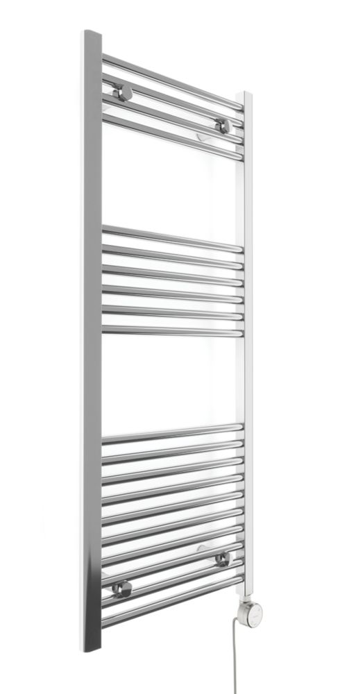 Terma 1200mm x 500mm 1023BTU Chrome Flat Electric Towel Radiator