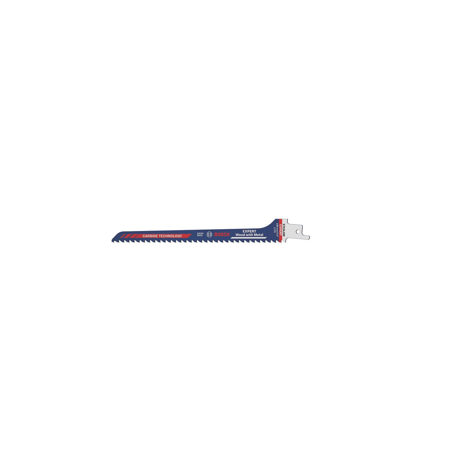 Bosch Expert S715LHM Multi-Material Carbide Reciprocating Saw Blade 190mm (172RT)