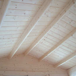 Shire Bourne 14' x 10' (Nominal) Apex Timber Log Cabin