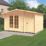 Shire Bourne 13' 6" x 10' (Nominal) Apex Timber Log Cabin