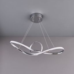Quay Design Remi LED Pendant Light Chrome 30W 2000lm