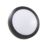 Zink Rosa Outdoor Round LED Wall Light Black 20W 1700lm
