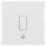 British General 800 Series 10A 1-Gang 1-Way Retractive Bell Push Switch White