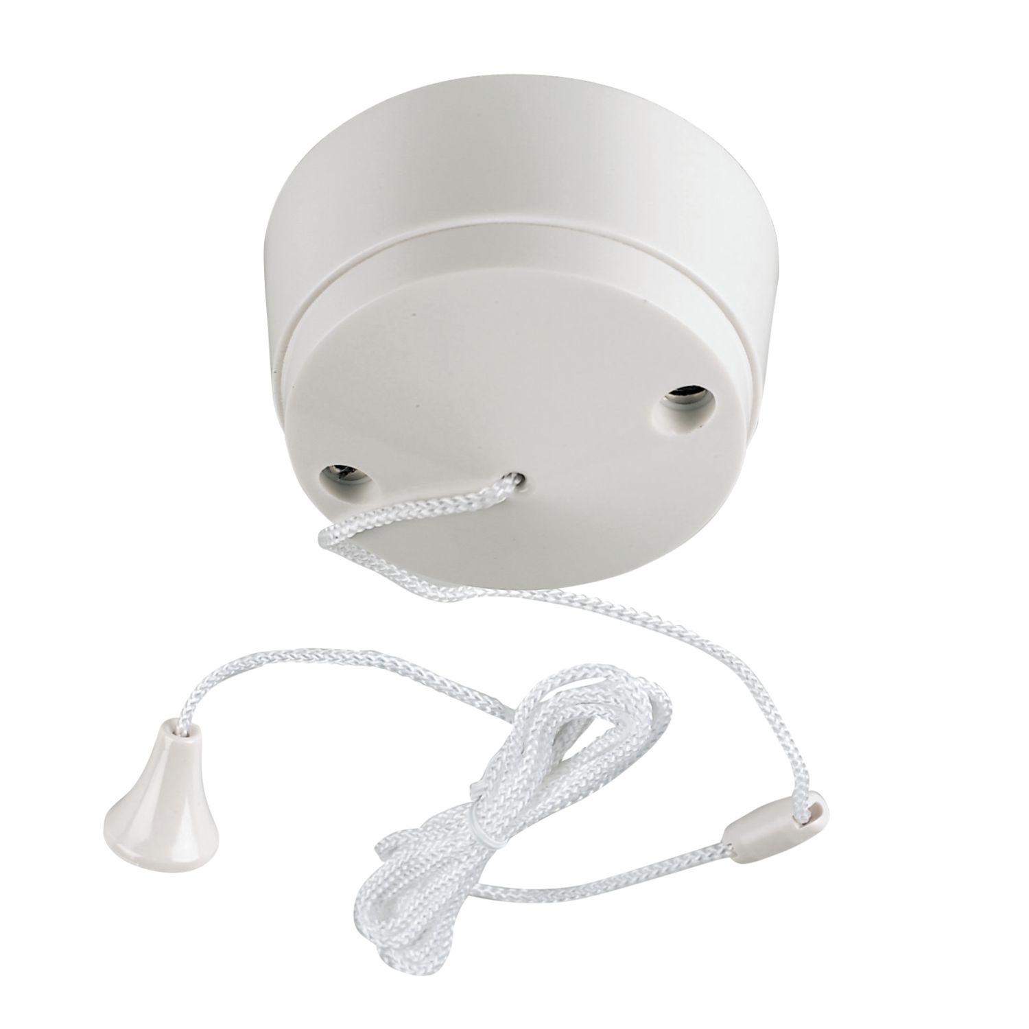 MK 6A 1-Way Pull Cord Switch White (17309)