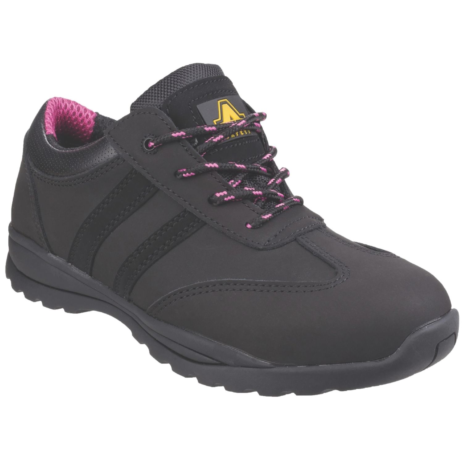 Amblers 706 Sophie Size 7 Womens Black Steel Toe Cap Safety Shoes (1732T)