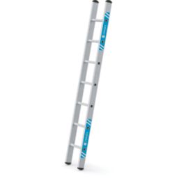 Zarges  Aluminium 2.21m 7 Rung Single Section Ladder