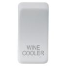 Knightsbridge 'WINE COOLER' Switch Cover Matt White