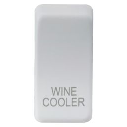 Knightsbridge 'WINE COOLER' Switch Cover Matt White