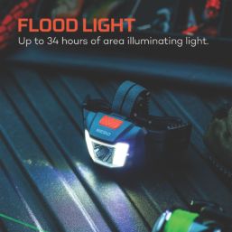 Nebo Einstein Duo 400 Rechargeable LED Headlamp Storm Grey 400lm