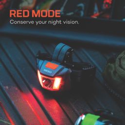 Nebo Einstein Duo 400 Rechargeable LED Headlamp Storm Grey 400lm