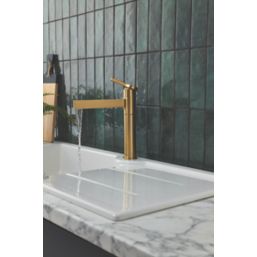 Clearwater Taku Monobloc Mixer Tap Brushed Brass PVD
