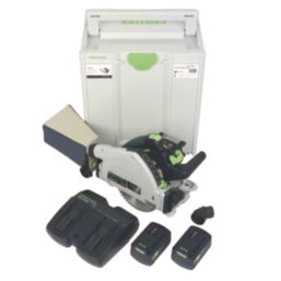 Festool TSC 55 5.0 Kebi-Plus/XL 18V 2 x 5.0Ah Li-Ion Airstream & Bluetooth 160mm Brushless Cordless Plunge Saw