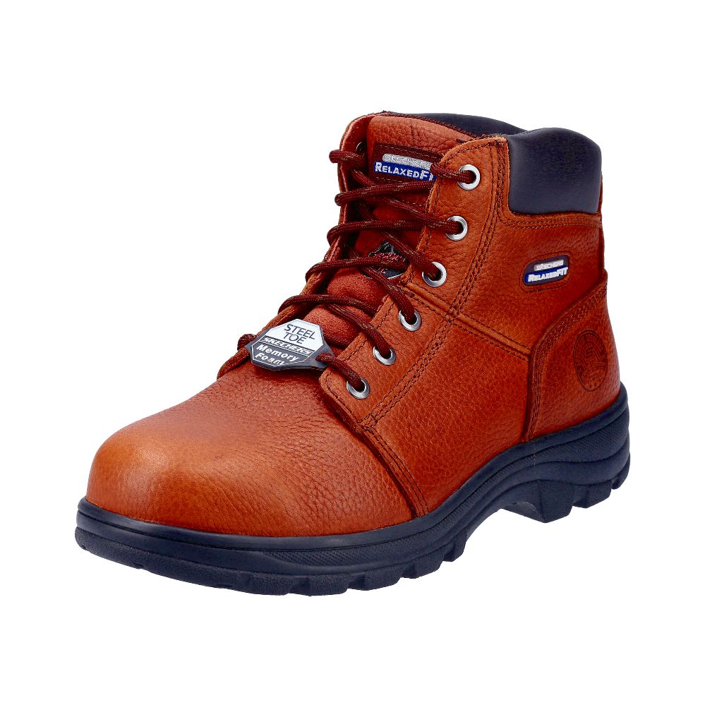 Skechers work boots deals memory foam