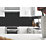 Splashwall  Jet Black Acrylic Gloss Splashback 2440mm x 1200mm x 4mm