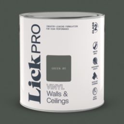 LickPro  2.5Ltr Green 06 Vinyl Matt Emulsion  Paint