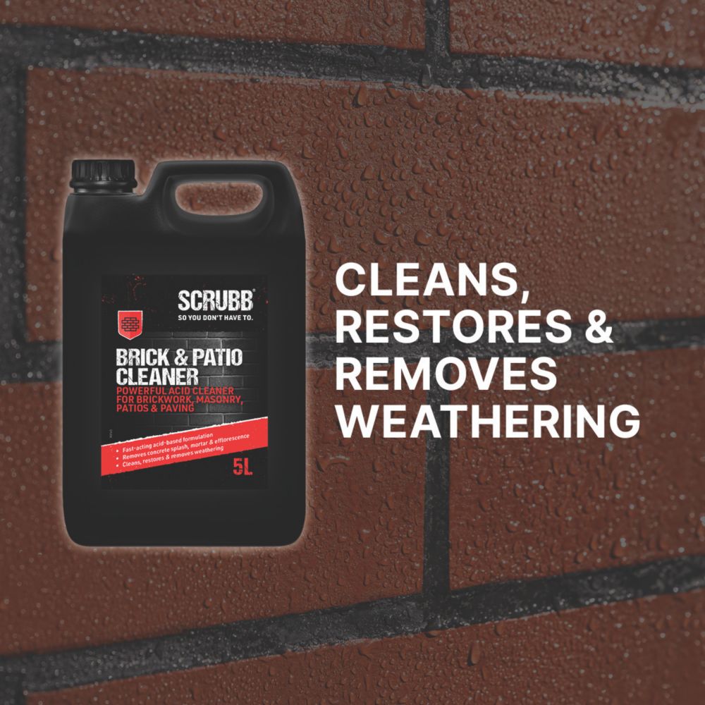 Scrubb Brick Patio Cleaner 5Ltr Screwfix