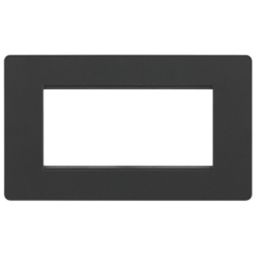 British General Evolve 4-Module Modular Faceplate Matt Black