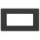 British General Evolve 4-Module Modular Faceplate Matt Black