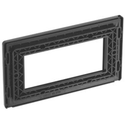 British General Evolve 4-Module Modular Faceplate Matt Black