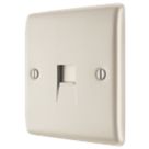 British General Nexus Metal 1-Gang Master Pearl Nickel with Colour-Matched Inserts