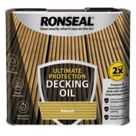 Ronseal Ultimate Protection 2.5Ltr Natural  Decking Oil
