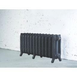 Arroll 470mm x 994mm 3685BTU Black Cast Iron 3 Column Radiator