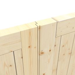 Green & Taylor  7,0" x 6,6" Non-Insulated Frameless Pine Hinged Garage Door