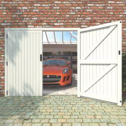 Green & Taylor  7,0" x 6,6" Non-Insulated Frameless Pine Hinged Garage Door