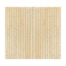 Green & Taylor  7,0" x 6,6" Non-Insulated Frameless Pine Hinged Garage Door