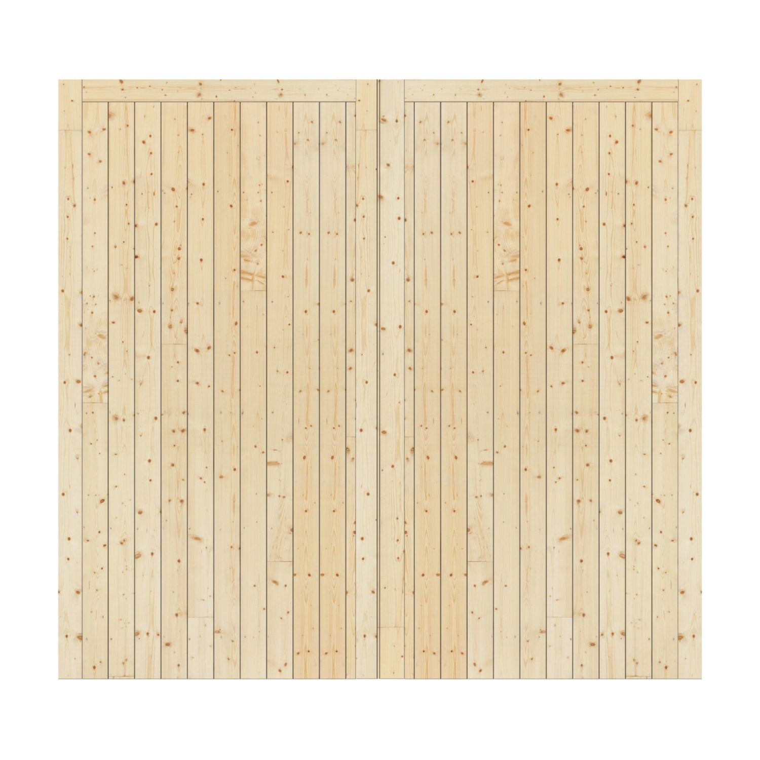 Green & Taylor 7,0" x 6,6" Non-Insulated Frameless Pine Hinged Garage Door (174CT)