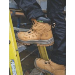 Apache  Size 10  Wheat Waterproof  Safety Boots