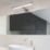 LAP Craven 300mm LED Mirror Light Satin Nickel 9W 900lm