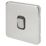 Schneider Electric Lisse Deco 10AX 1-Gang Intermediate Switch Polished Chrome with Black Inserts