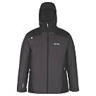 Regatta Thornridge II Waterproof Insulated Jacket Ash / Black Small Size 37 1/2" Chest
