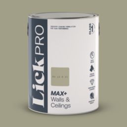 LickPro Max+ 5Ltr Green BS 12 B 21 Eggshell Emulsion  Paint