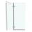 Ideal Standard i.life Frameless Silver 2-Panel Hinged Bath Screen Left-Handed 1000-1025mm x 1505mm