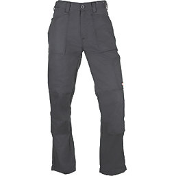 Dickies Action Flex Trousers Black 30" W 30" L