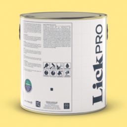 LickPro  2.5Ltr Yellow 06 Vinyl Matt Emulsion  Paint