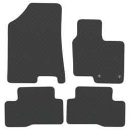 Car Mat Co. Hyundai Tucson Hybrid 2021 on Rubber Car Mats 4 Piece Set