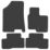 Car Mat Co. Hyundai Tucson Hybrid 2021 on Rubber Car Mats 4 Piece Set