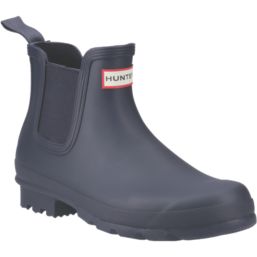 Hunter Original Chelsea Size 8  Navy  Non Safety Dealer Boots