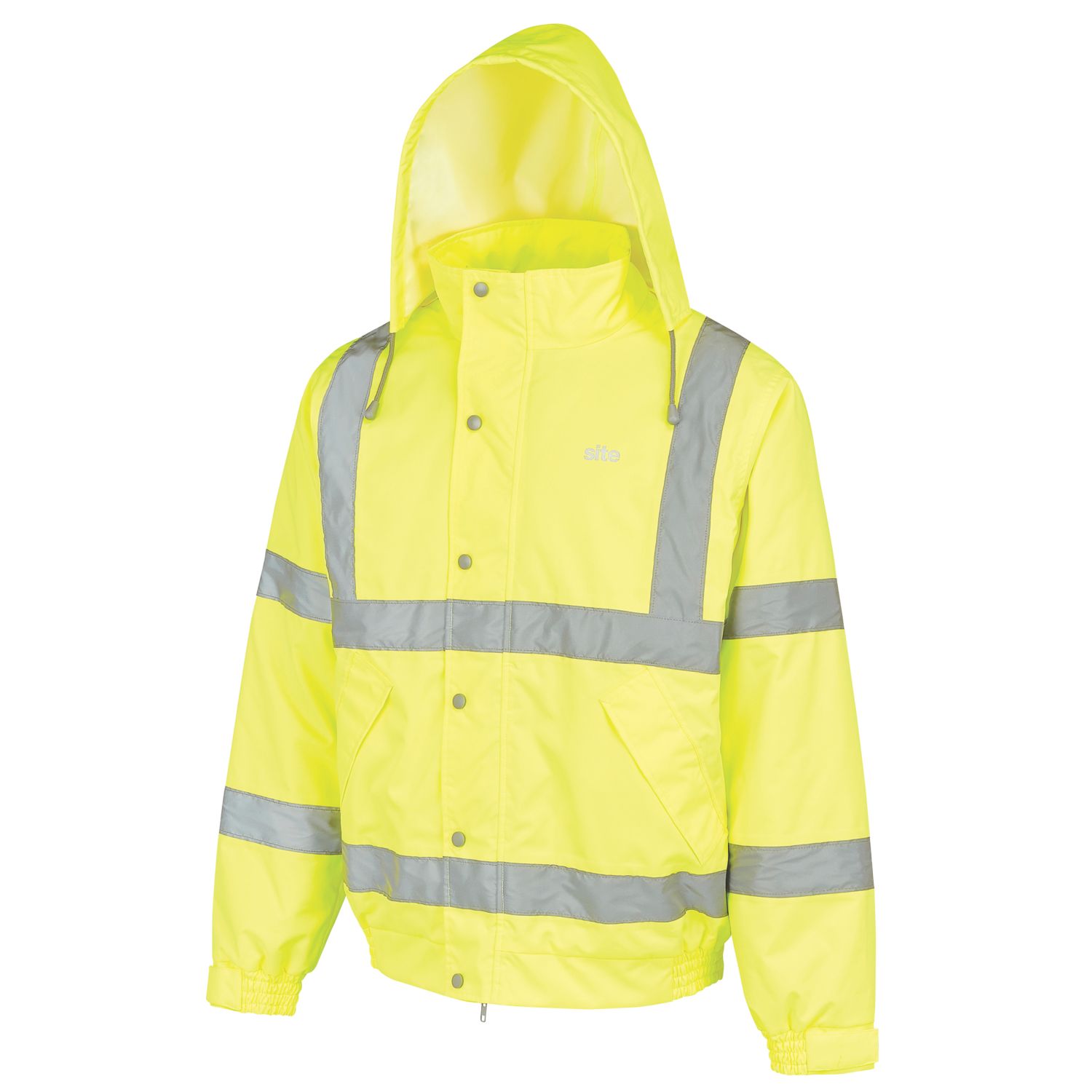 Site Battell Hi-Vis Pilot Jacket Yellow Medium 50" Chest (174XR)