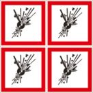Essentials  Explosive Hazard GHS Labels (Sheet) 100mm x 100mm