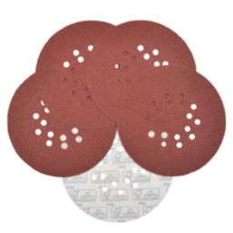 Titan   40 Grit 18-Hole Punched Multi-Material Sanding Discs 225mm 5 Pack