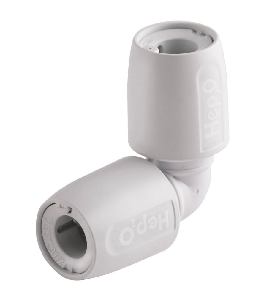 Hep2O  Plastic Push-Fit Equal 90° Elbow 10mm