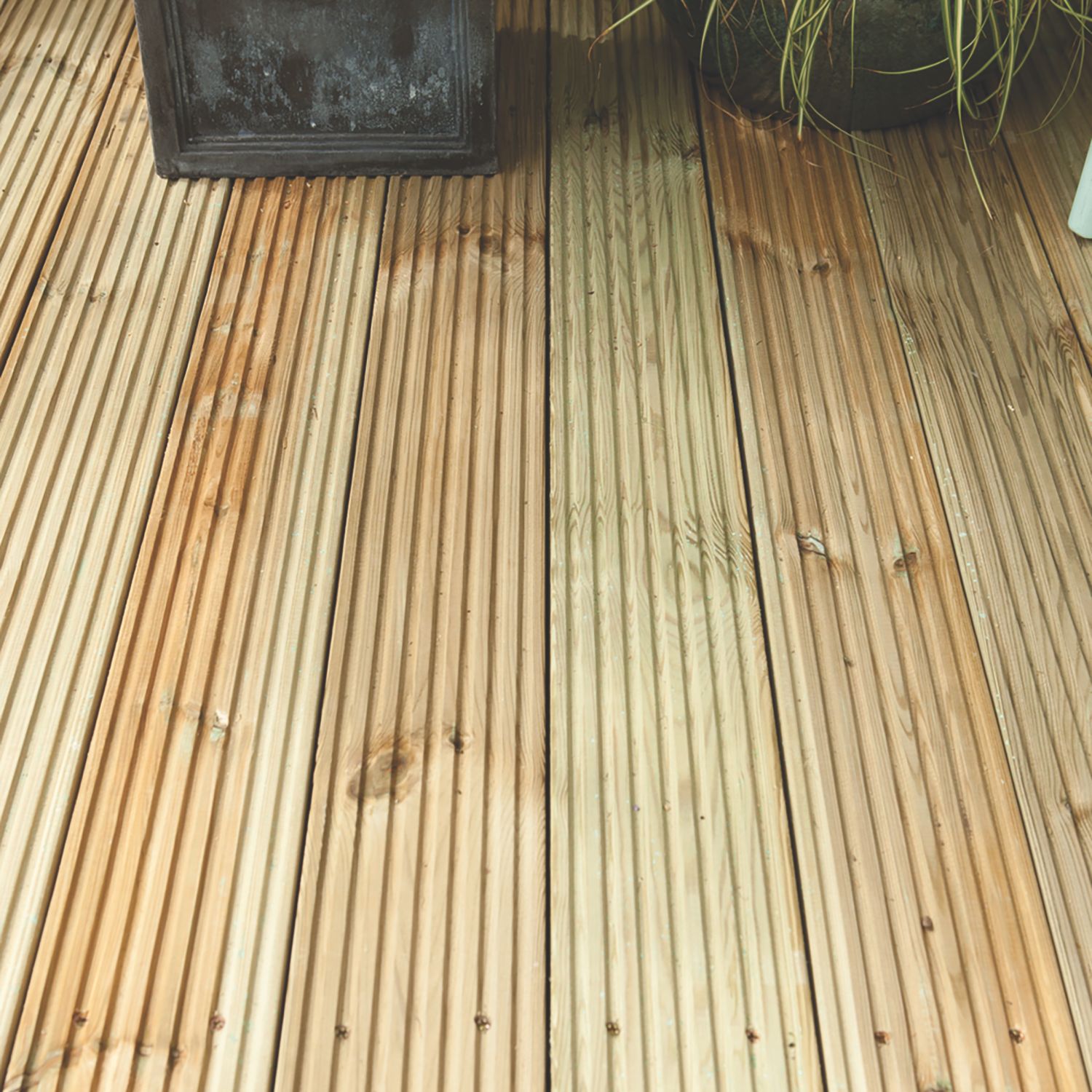 Forest Decking Boards 2.4m x 0.12m x 19mm 20 Pack (1754X)