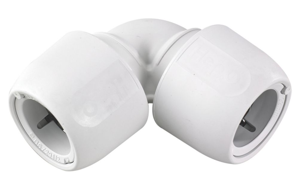 Hep2O  Plastic Push-Fit Equal 90° Elbow 28mm