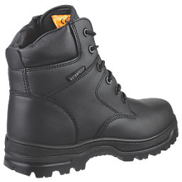 Amblers FS006C Metal Free   Safety Boots Black Size 4