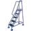 Barton Steel 1.28m Blue 5 Step Podium Steps