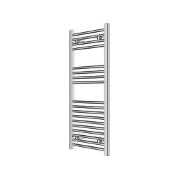Refurb Flomasta 1000mm x 400mm 808BTU Chrome Flat  Towel Radiator